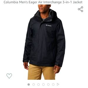 Men's 1X Columbia Interchangeable 3 in 1 jacket